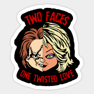 One Twisted Love - Chucky and Tiffany Sticker